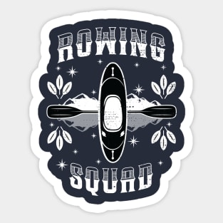 rowing squad Sticker